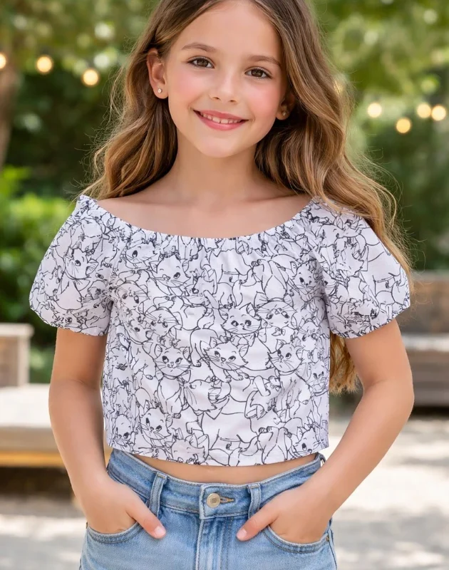 Blusa Infantil Gatinhas