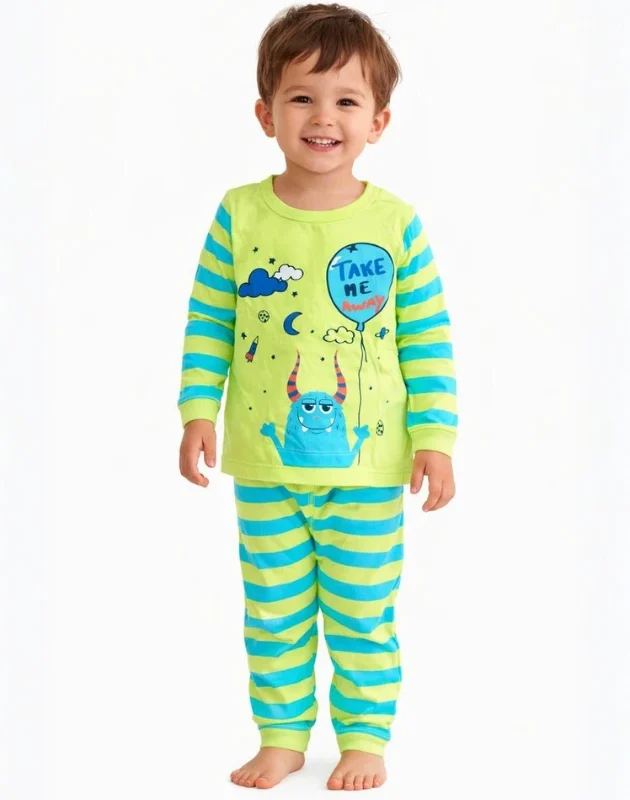Pijama Infantil Masculino Monstrinho Take Me Away