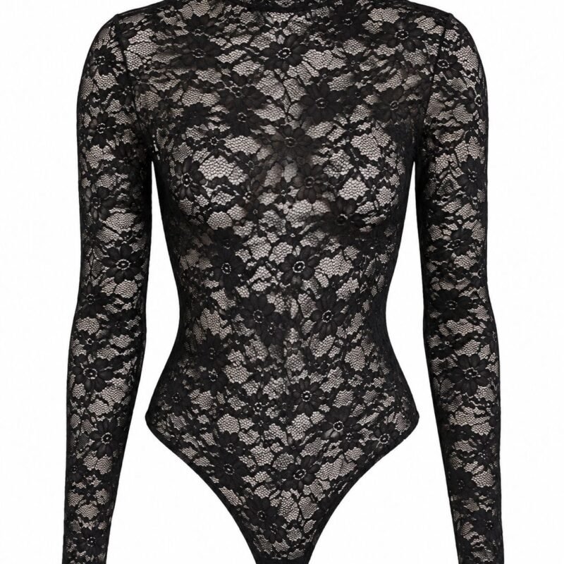 Body Renda - Preto